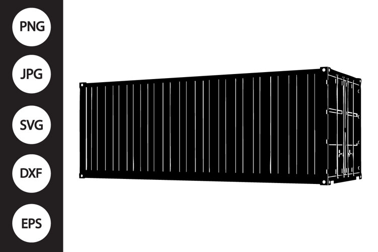 Cargo Container SVG example image 1