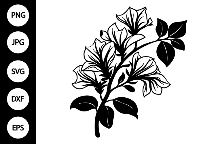 Flower Silhouette Image 12