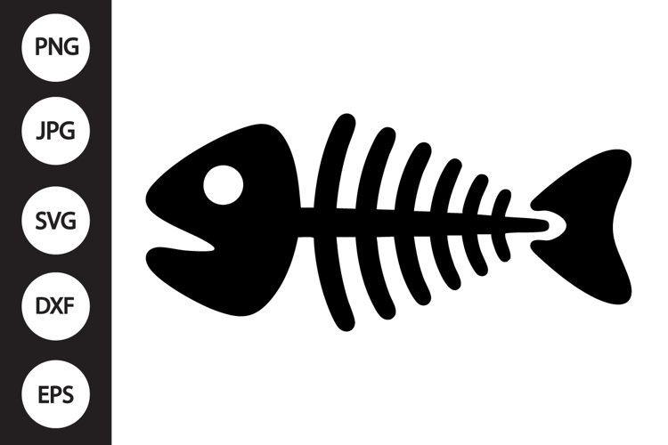 Fish Skeleton SVG