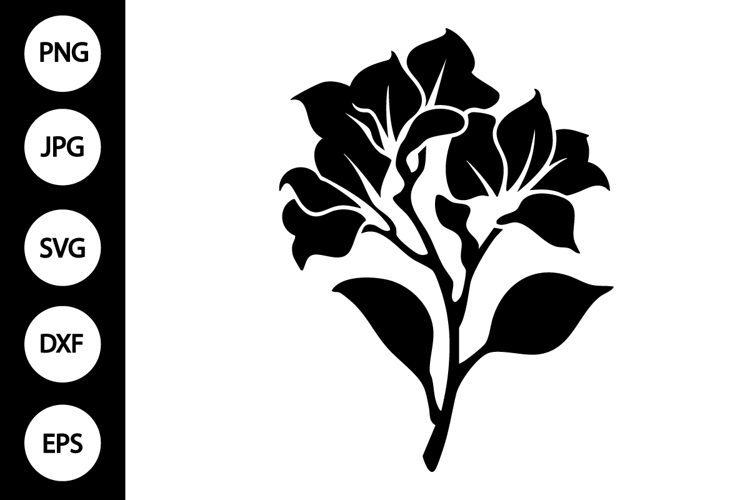Flower Silhouette Image 13