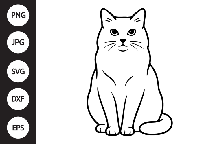 Ragdoll Cat SVG