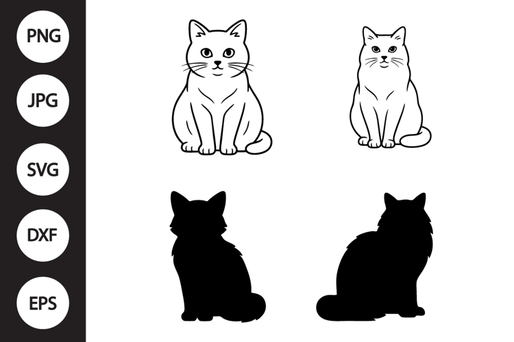 Ragdoll Cat SVG, Ragdoll Cat Clipart