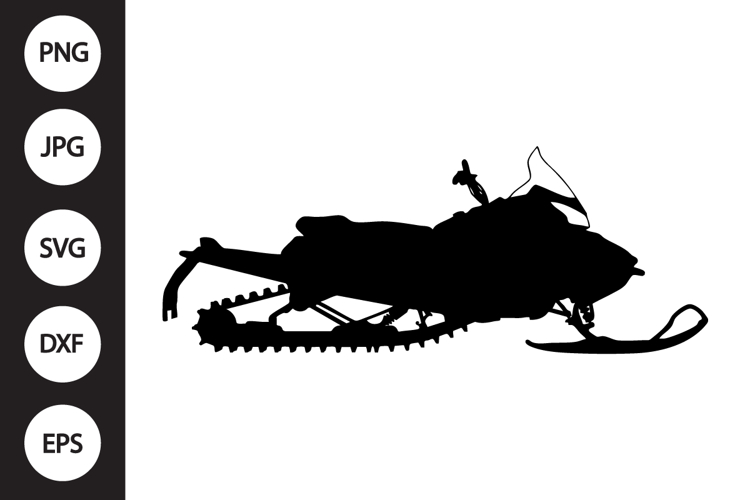  Snowmobile Clipart Image 2