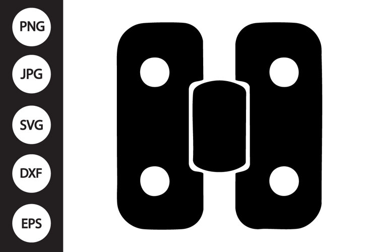 Door hinge SVG example image 1