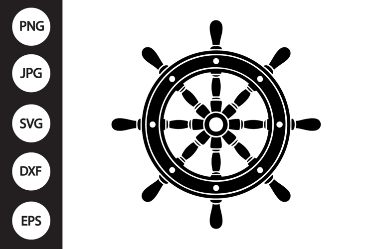 Ship Wheel Clipart Image 8