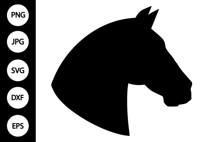Horse Head Silhouette Image 3