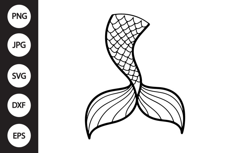 Mermaid Tail SVG example image 1