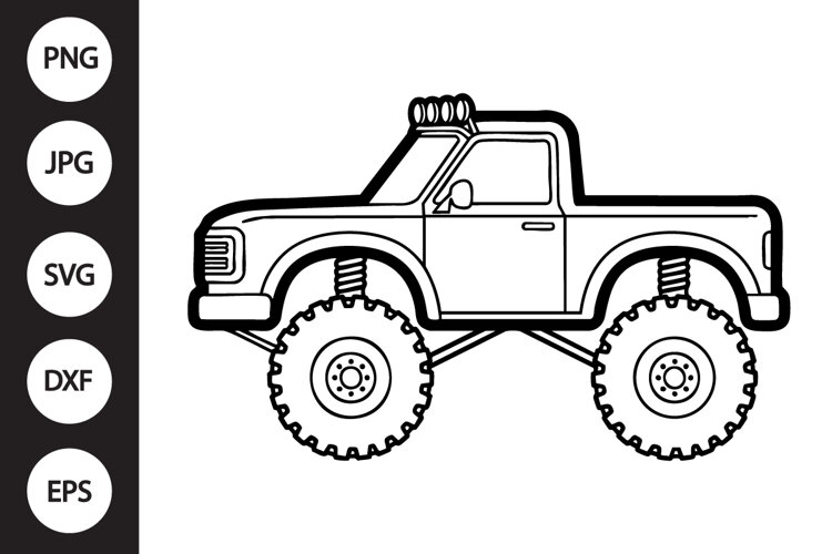Off Road Truck SVG example image 1