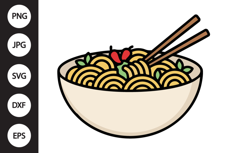 Noodles Bowl SVG