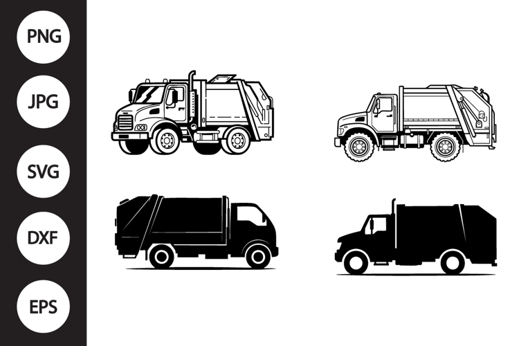 Truck Silhouette Image 24