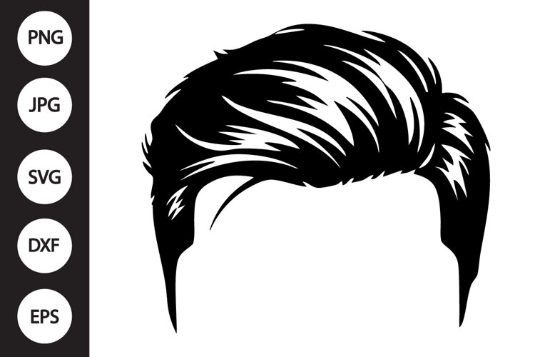 Man Hairstyle SVG example image 1