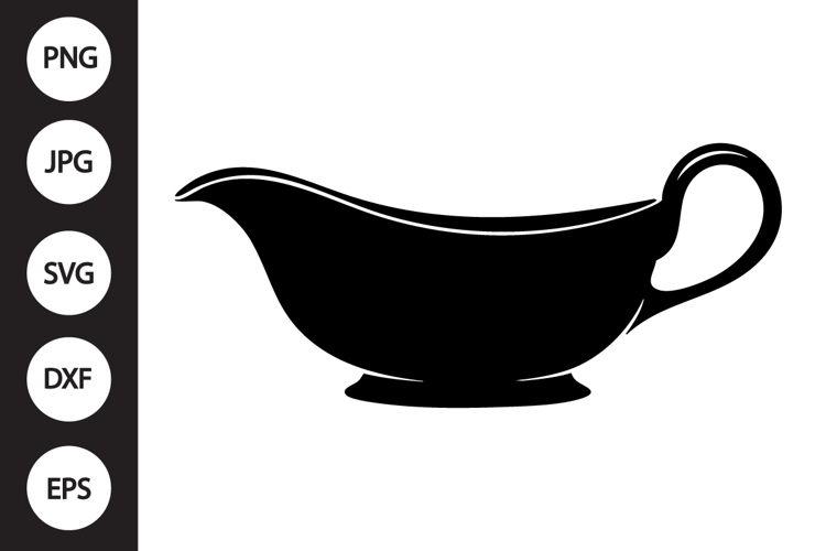 Gravy Boat SVG example image 1