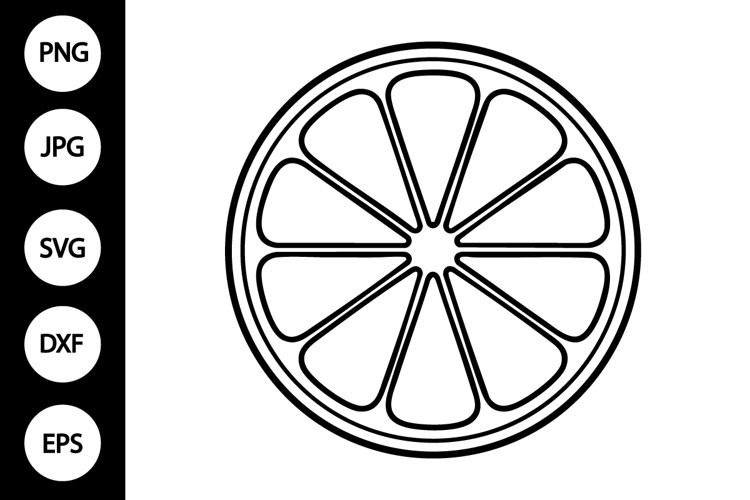 Lemon Slice Svg Image 11
