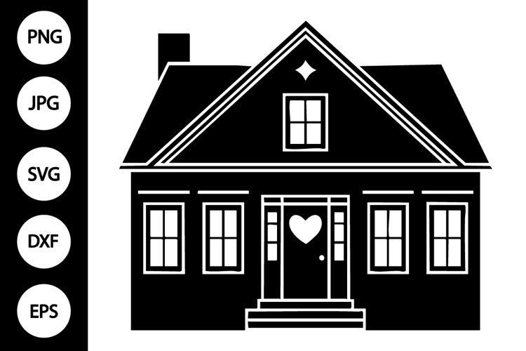 House SIlhouette SVG Image 5