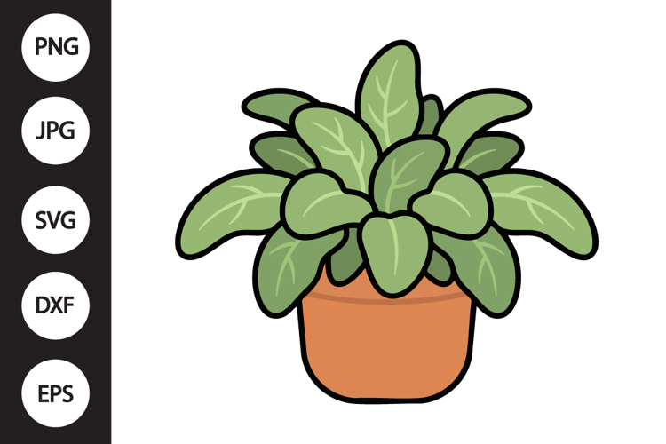 Potted Plant Clipart Image 5