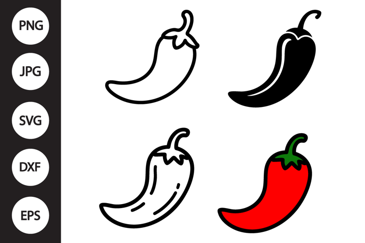 Chili Pepper SVG, Chili Pepper Clipart