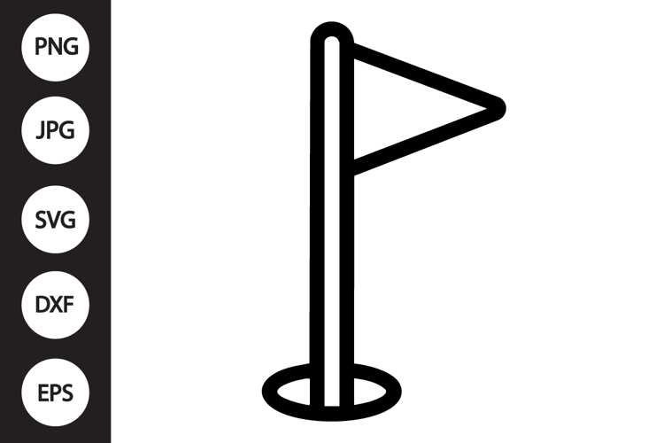 Golf Flag SVG