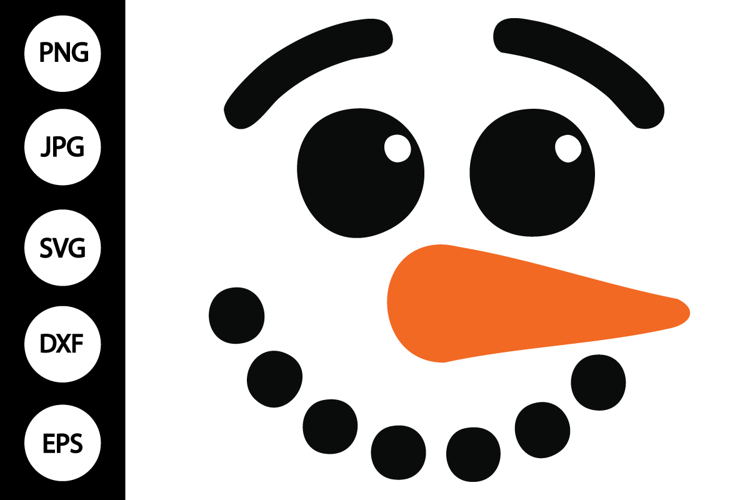 Silhouette Snowman Svg Image 24