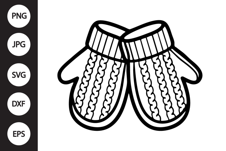 Winter Mittens SVG