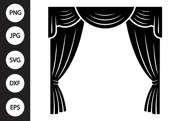 Stage Curtain SVG example image 1