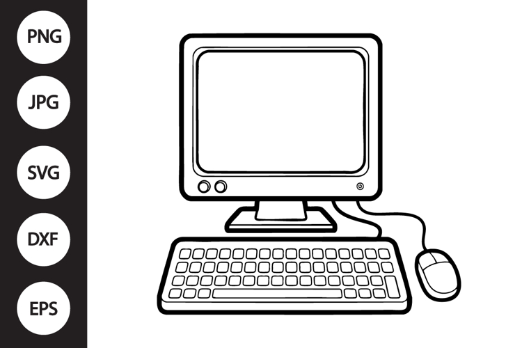 Computer Silhouette Image 9