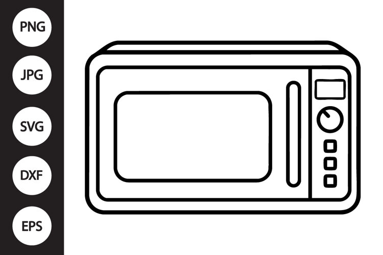 Microwave SVG example image 1