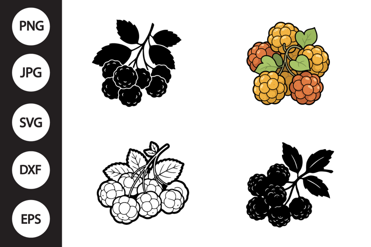 Cloudberry SVG, Cloudberry Clipart