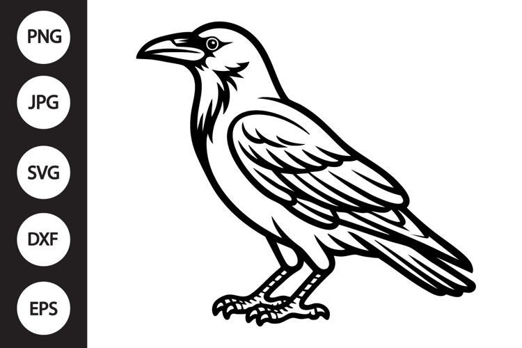 Crow SVG example image 1