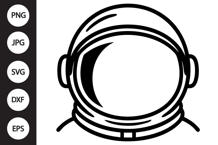 Astronaut Helmet Svg  Image 3