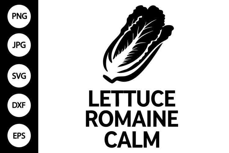 Lettuce Romaine Calm SVG