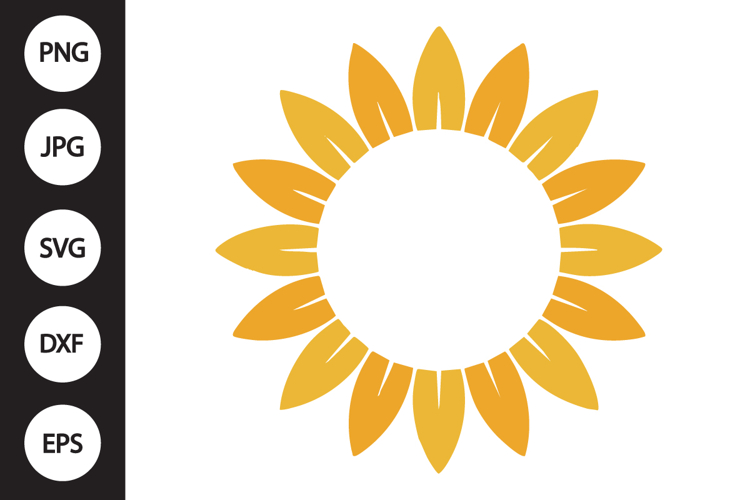 Sunflower Monogram SVGs Image 4