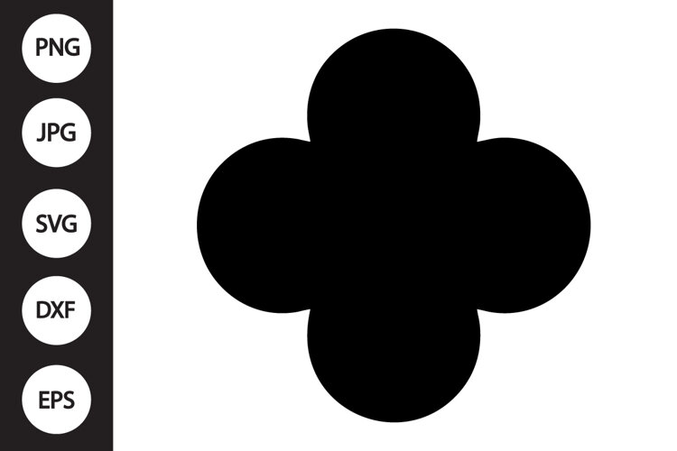 Quatrefoil Shape SVG example image 1