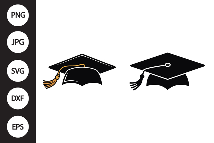 Outline Graduation Cap Clipart
