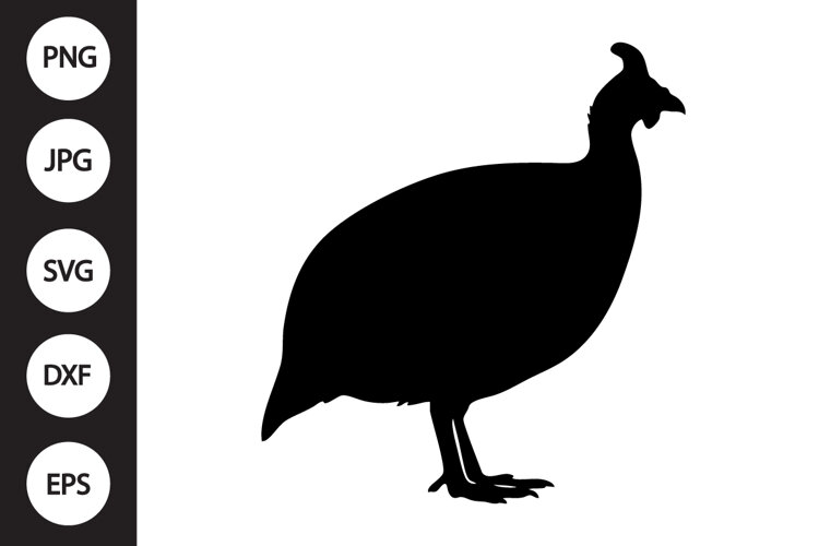 Guinea Fowl SVG example image 1