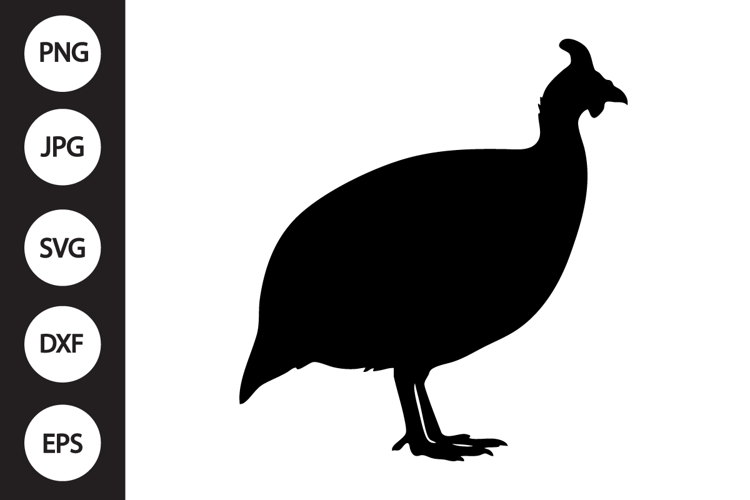 Guinea Fowl SVG