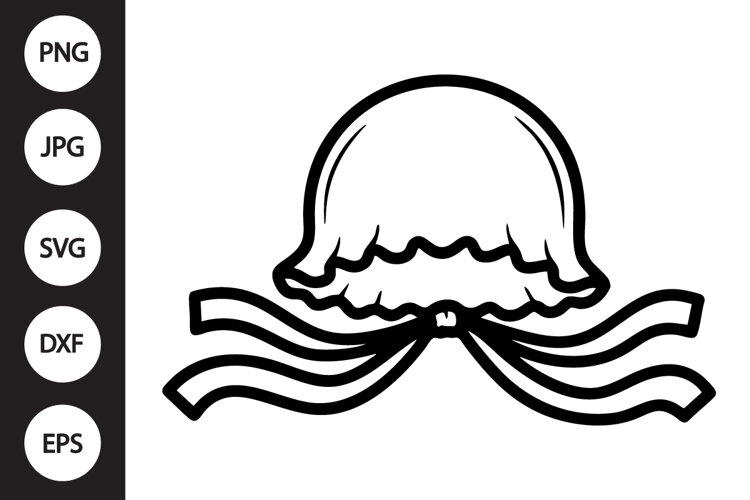 Baby Bonnet SVG example image 1