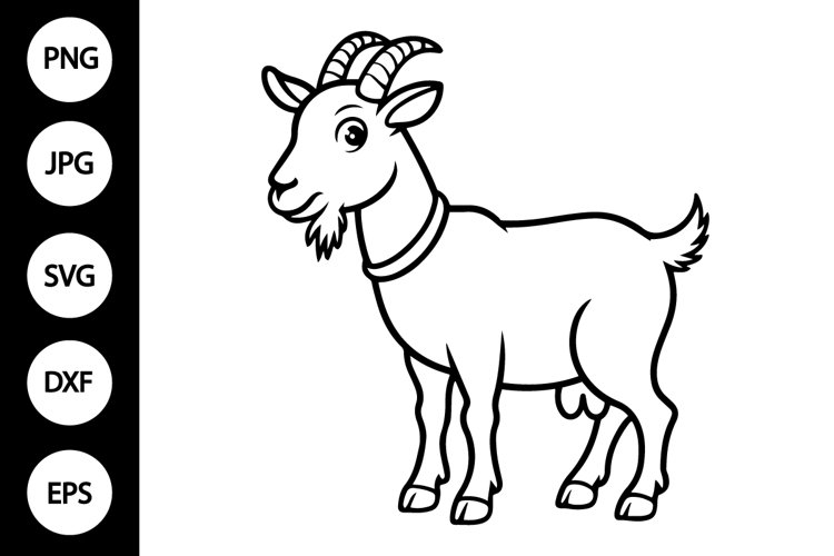 Goat Svg Image 17