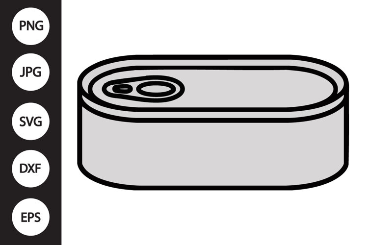 Sardine Can SVG example image 1
