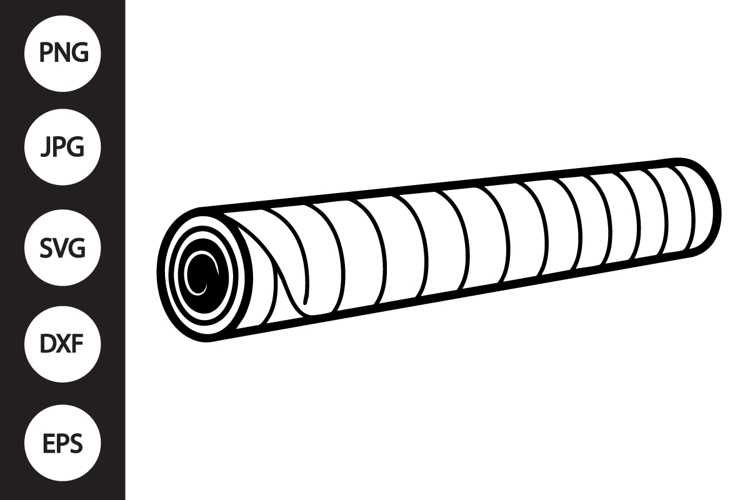 Chocolate Wafer Roll SVG