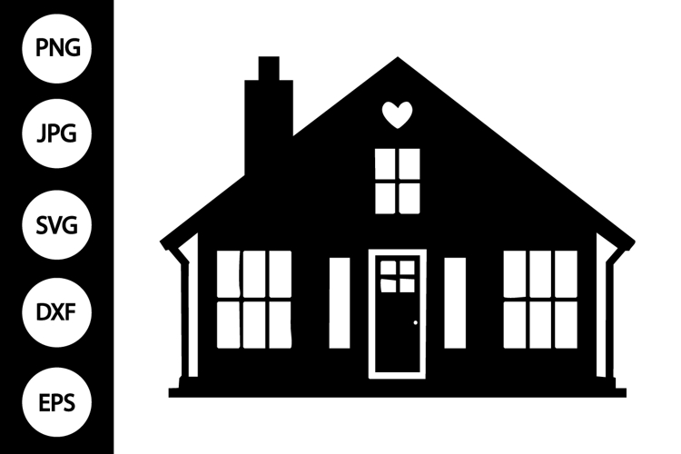 House SIlhouette SVG Image 3
