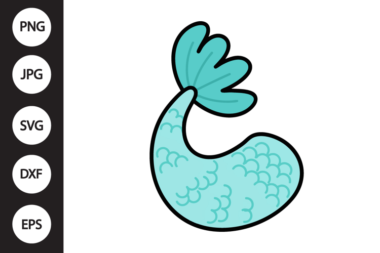 Mermaid Tail SVG