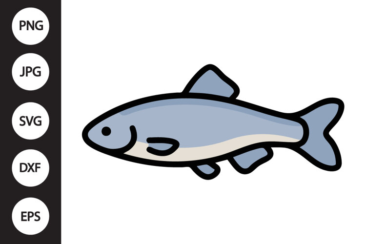 Minnow Fish SVG example image 1