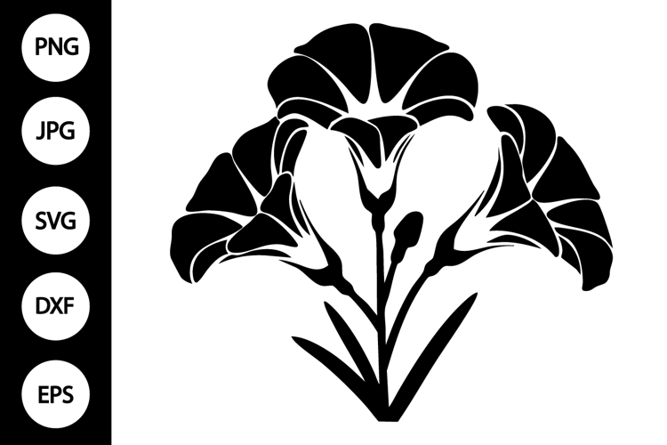 Flower Silhouette Image 21