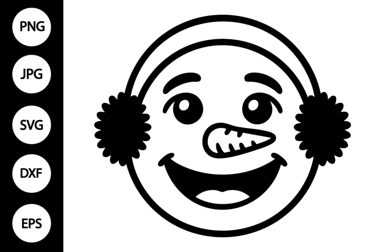 Silhouette Snowman Svg Image 18