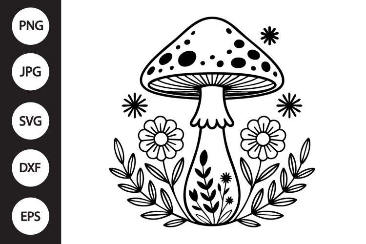 Mushroom Svg Image 3