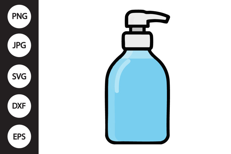 Hand Sanitizer SVG example image 1