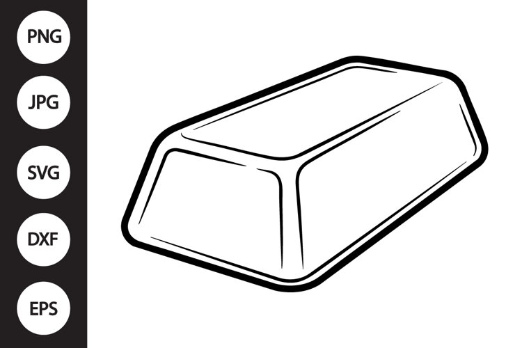 Gold Bar SVG example image 1