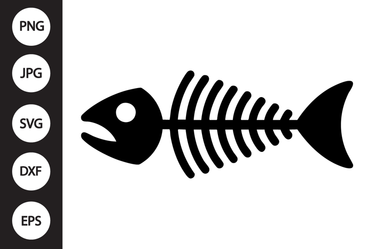 Fish Skeleton SVG