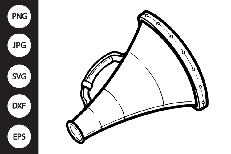 Megaphone Silhouette Image 4
