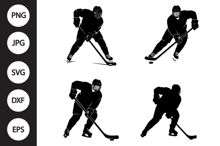 Hockey Player Clipart Image 4